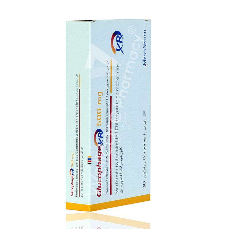 Glucophage Xr 500mg Tablets 30'S