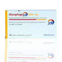 Glucophage Xr 500mg Tablets 30'S
