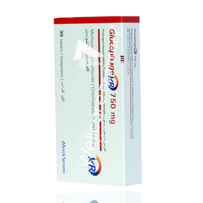 Glucophage Xr 750mg Tablets 30'S