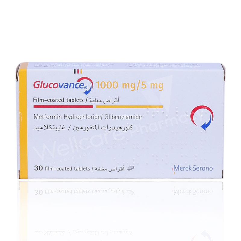 Glucovance 1000Mg/5Mg Tablets 30'S