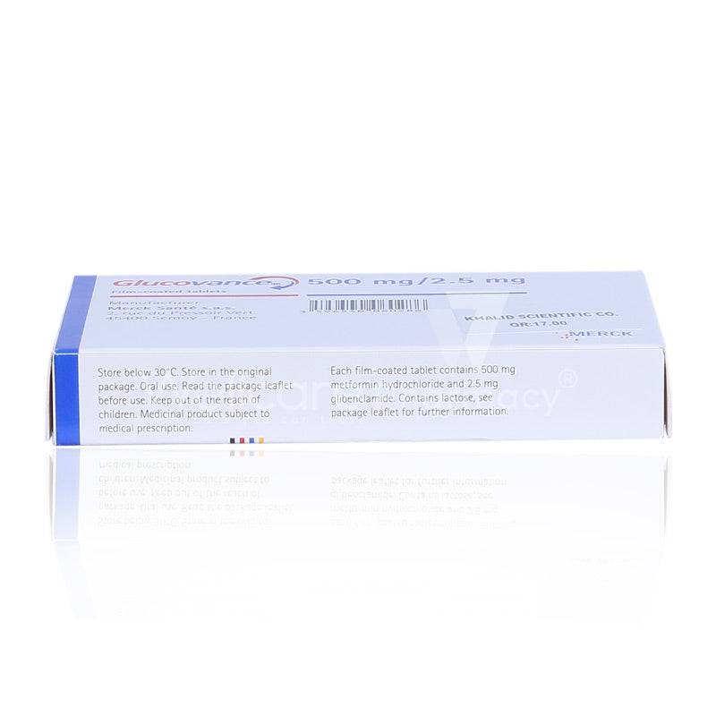Glucovance 500Mg/2.5Mg Tablets 30'S Glucovance 500Mg/2.5Mg Tablets 30'S
