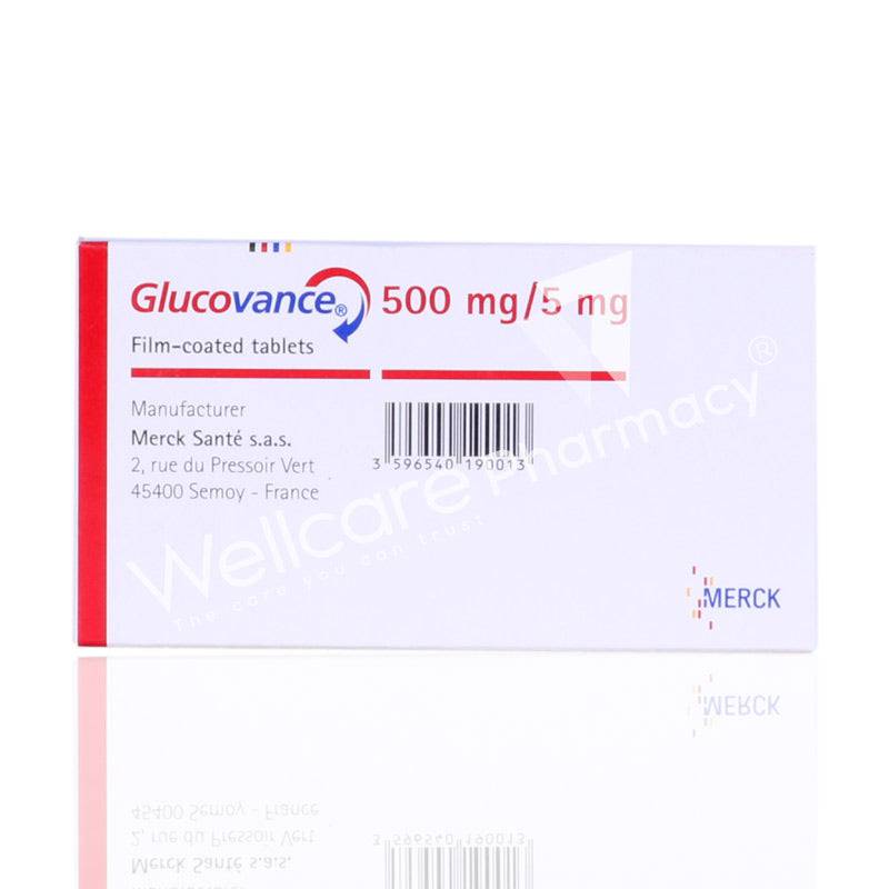 Glucovance 500Mg/5Mg 30'S – Wellcare Pharmacy