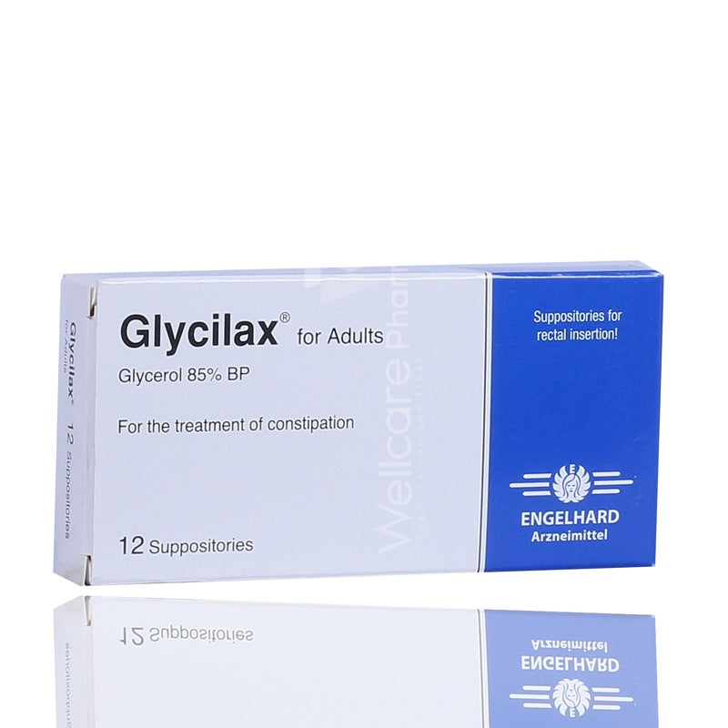 Glycilax Adult Suppositories 12's - Wellcare Pharmacy