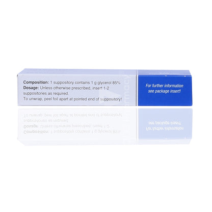 Glycilax Adult Suppository 12'S