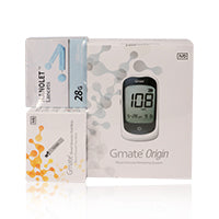 Gmate Blood Glucose Monitor 1'S +100test Strips +100lancets