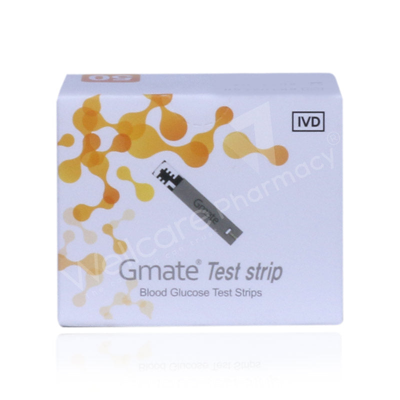 Gmate Blood Glucose Test Strips 50'S