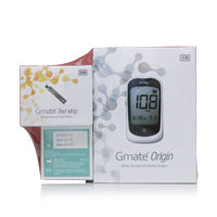 Gmate Origin Blood Glucose Monitor 1'S & 100 Test Strips And 100 Lancets