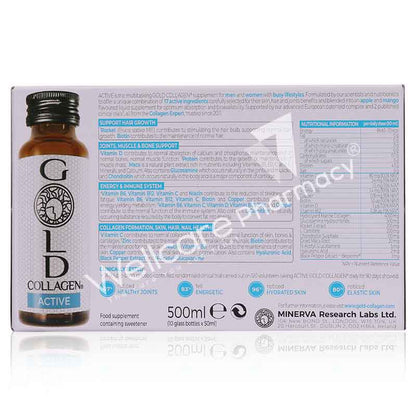 Gold Collagen Active Liquid Vials 10X50ml