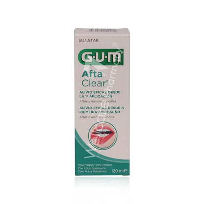 Gum Aftaclear Mouth Rinse 120Ml