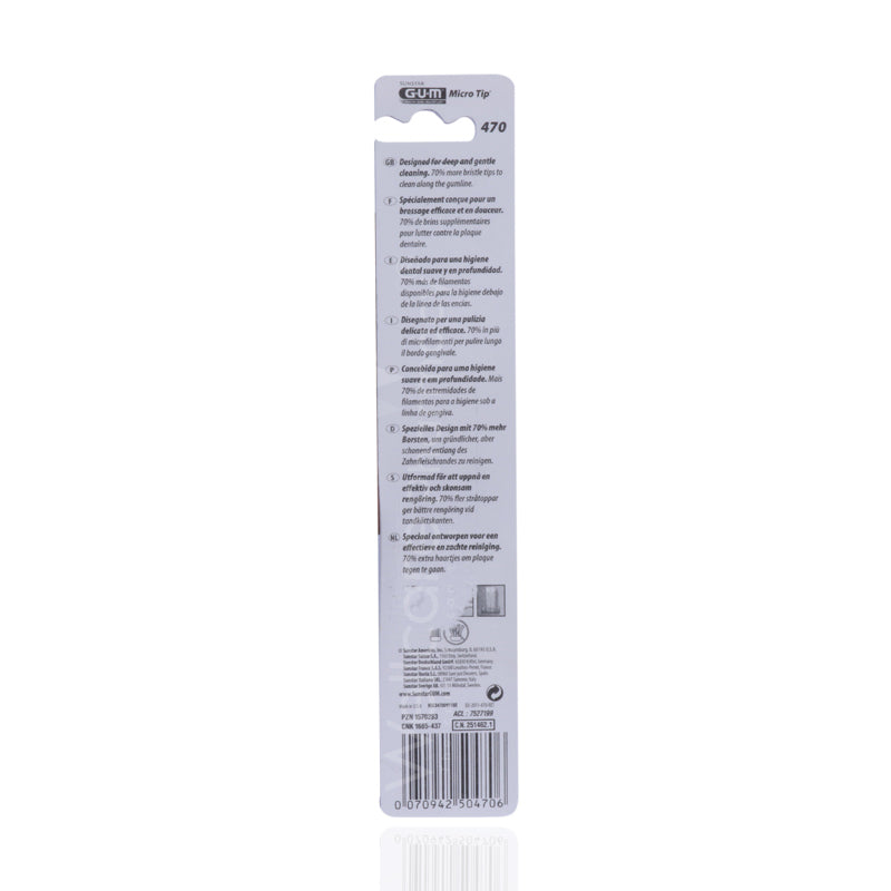 Gum Micro Tip Toothbrush