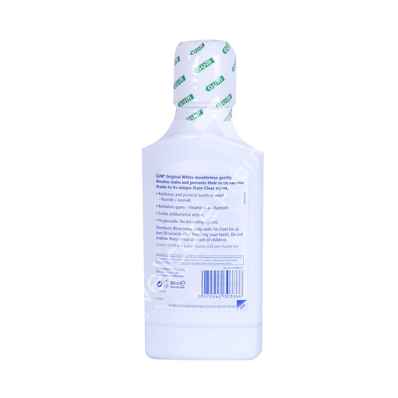 Gum Orginal White Mouth Wash 300Ml