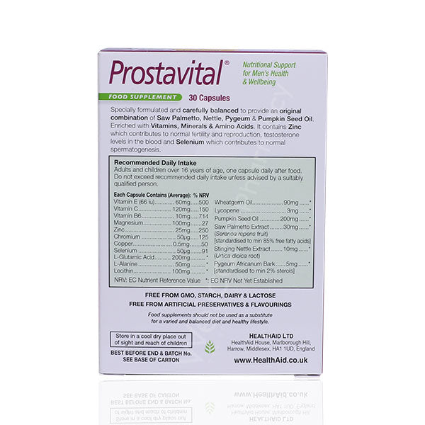 H-AID PROSTAVITAL ONE A DAY CAP 1X30'S