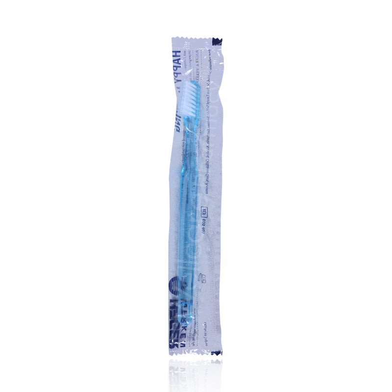 Happy Morning Short Head Disposable Tooth Brush And Tooth Paste 10'S
