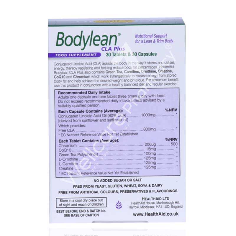 Health Aid Bodylean Cla Plus 30'S Capsules & 30'S Tablets