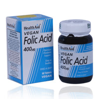 Health Aid Folic Acid 400mcg 90 Tablets