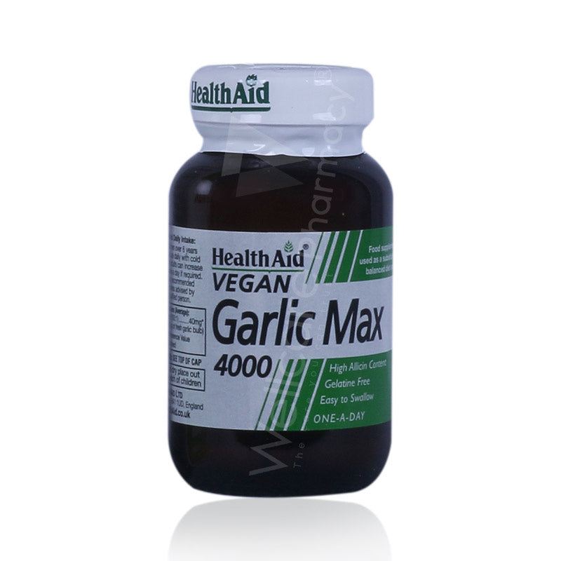 Health Aid Garlic Max 4000 Mg 30 Capsules