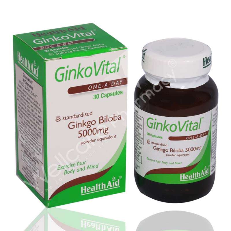 Health Aid Ginko Vital Capsules 30'S