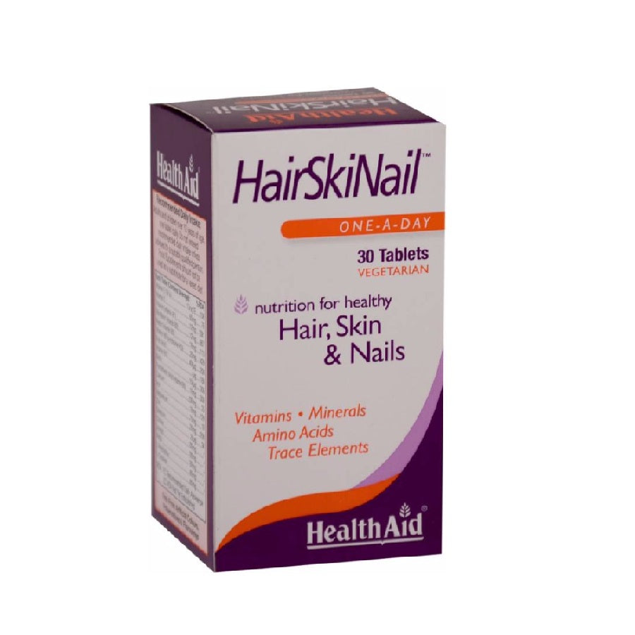 Health Aid Hair Skin Nail Tablets One A Day 30'S