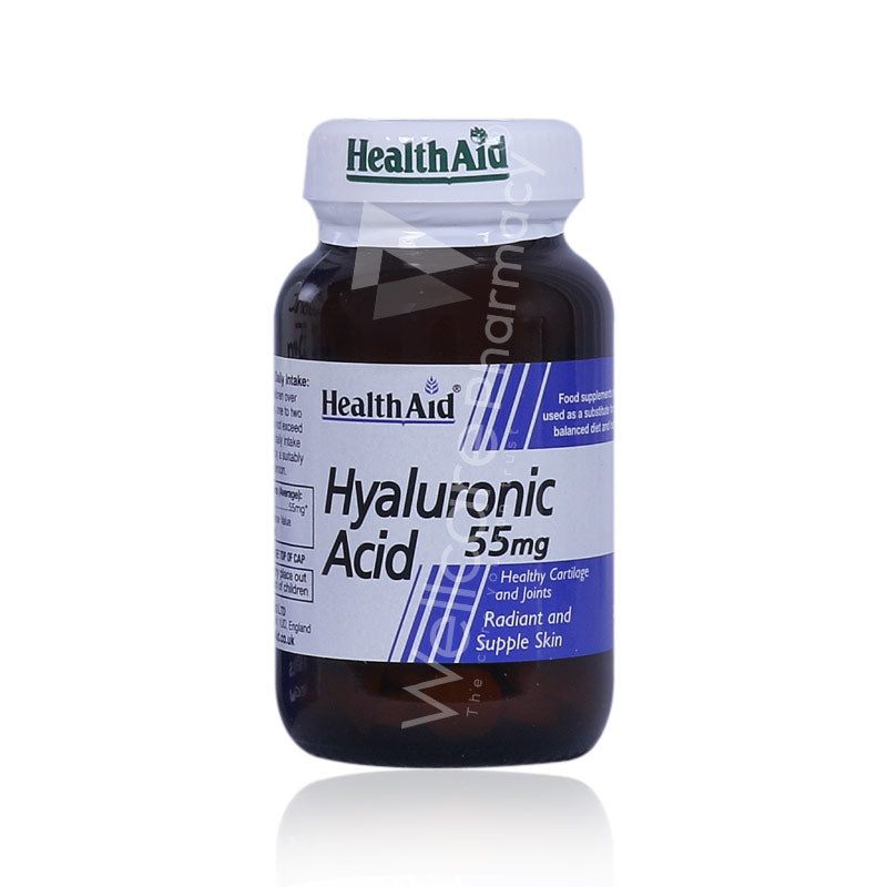 Health Aid Hyaluronic Acid 55Mg Tablets 30'S