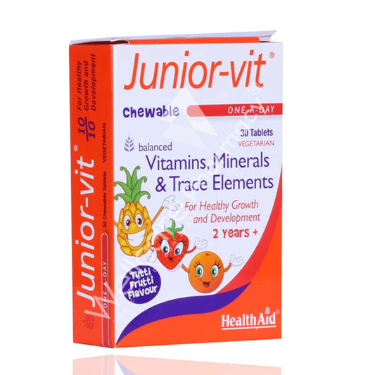 Health Aid Junior Vit Chewable Tablets 30'S