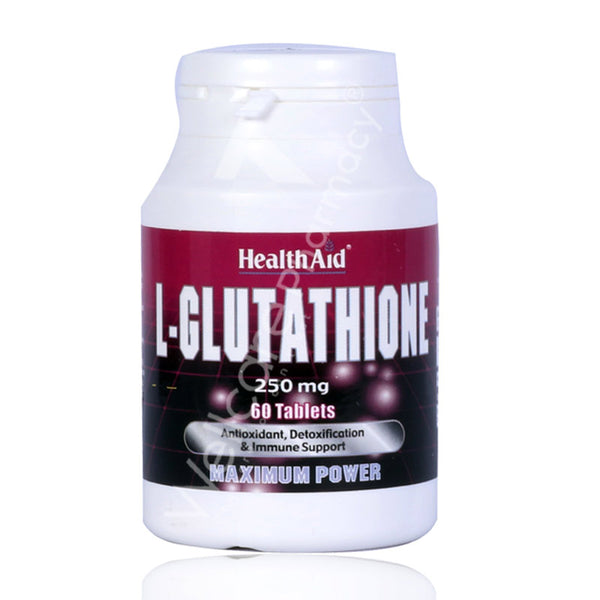 Health Aid L Glutathione 250mg Tablets 60'S