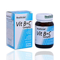 Health Aid Vit B + C Complex Tablets 30'S