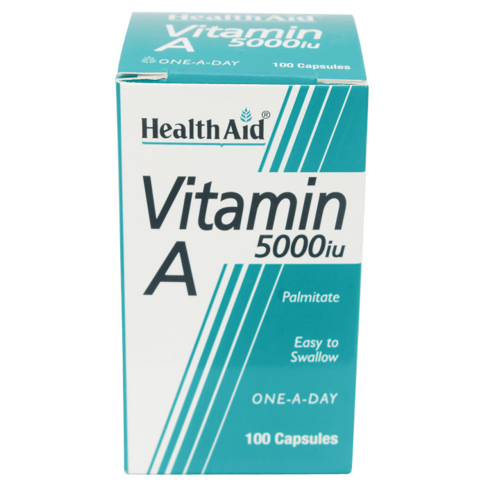 Health Aid Vitamin A 5000 One A Day Capsules 100'S