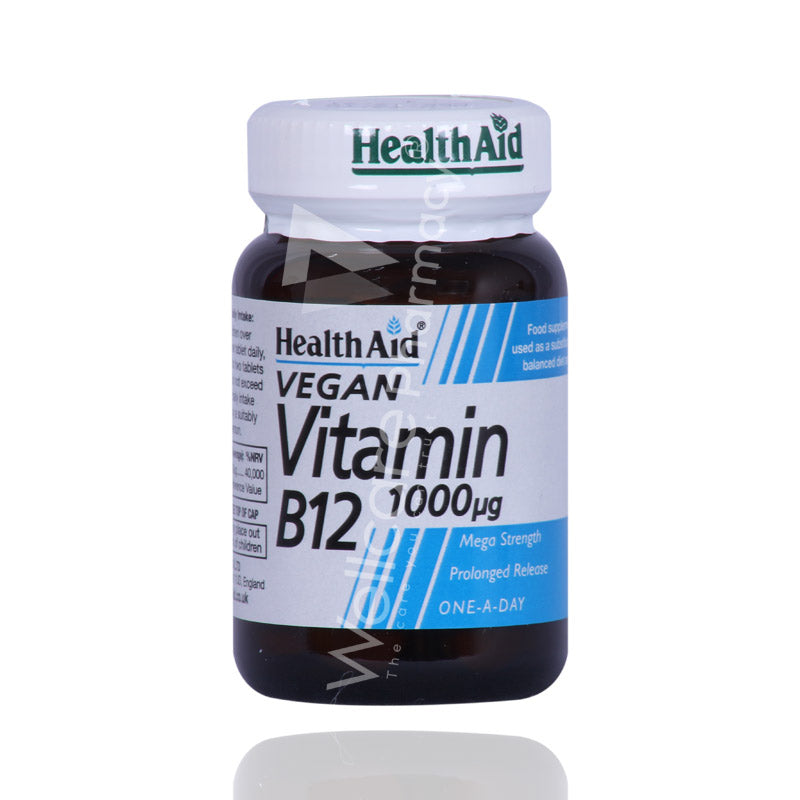 Health Aid Vitamin B12 1000mcg Tablets 50'S