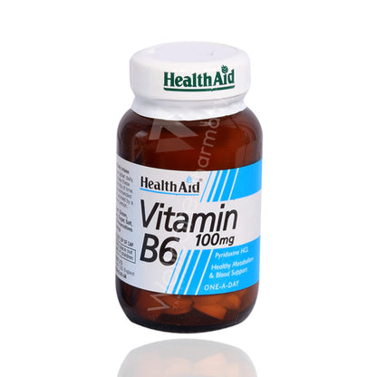 Health Aid Vitamin B6 100mg Tablets 90'S
