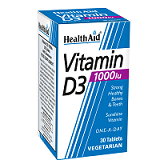 Health Aid Vitamin D3 1000 Iu Tablets 30'S