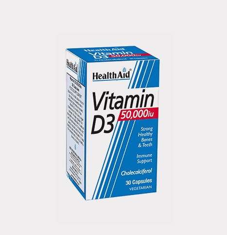 Health Aid Vitamin D3 50000iu Capsules 30'S