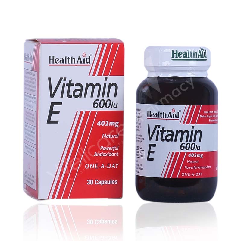 Health Aid Vitamin E 600Iu Capsules 30'S