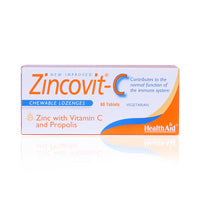 Health Aid Zincovit C Chewable Tablets 60'S