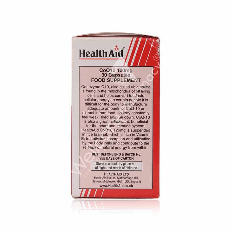 Healthaid Co Q10 120Mg Capsules 30'S
