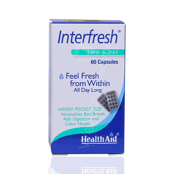 Healthaid Interfresh Breath Capsules 60'S