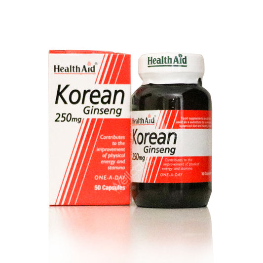 Healthaid Korean Ginseng 250mg Capsules 50'S