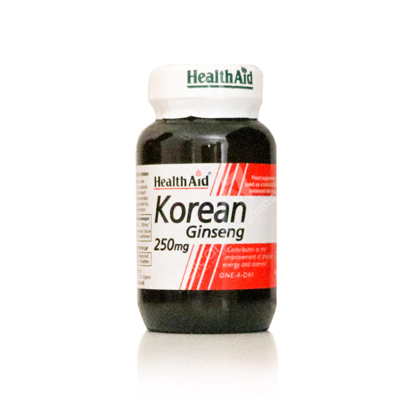 Healthaid Korean Ginseng 250mg Capsules 50'S