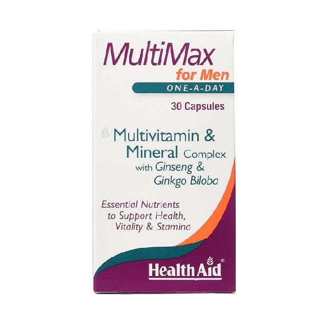 Healthaid Multimax Men Capsules 30'S Healthaid Multimax Men Capsules 30'S