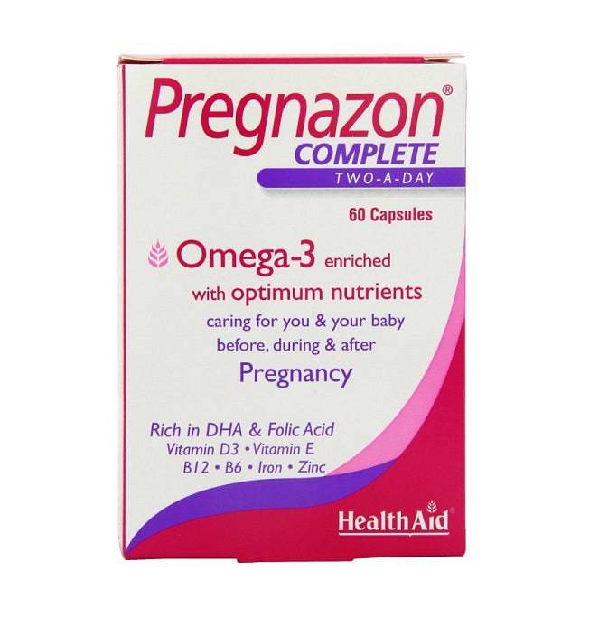 Healthaid Pregnazon Complete Capsules 60'S Healthaid Pregnazon Complete Capsules 60'S