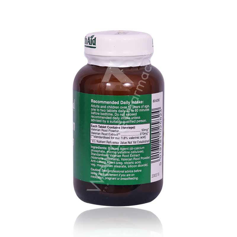 Healthaid Valerian 320Mg Tablets 60'S Healthaid Valerian 320Mg Tablets 60'S