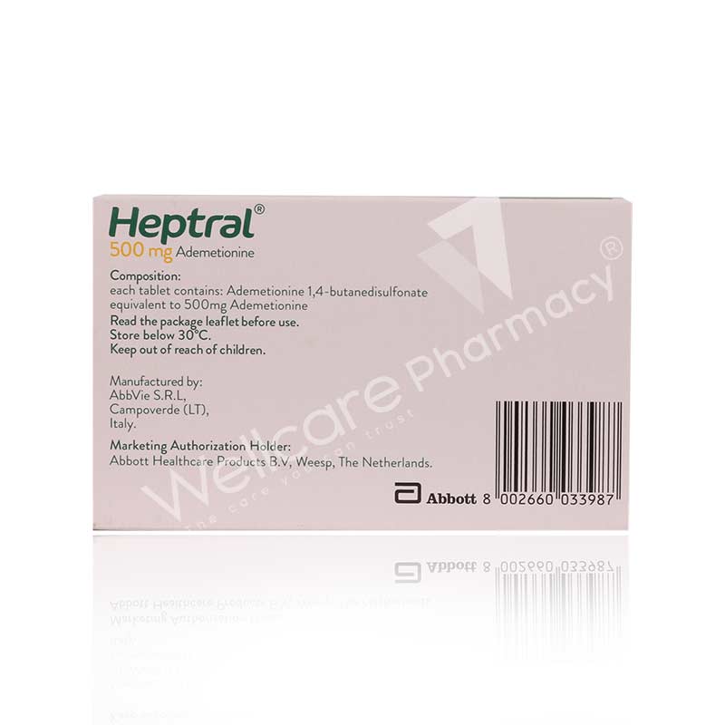 Heptral 500Mg Tablets 20'S