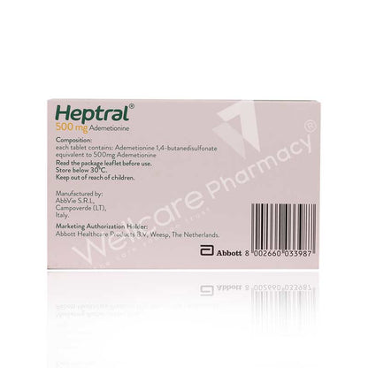 Heptral 500Mg Tablets 20'S