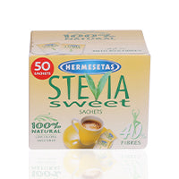 Hermesetas Stevia Sweetener Sachets 50'S