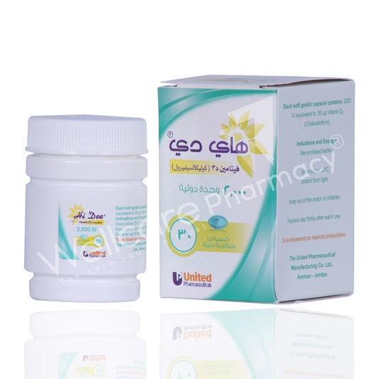 Hi Dee Vitamin D3 2000Iu Capsules 30'S