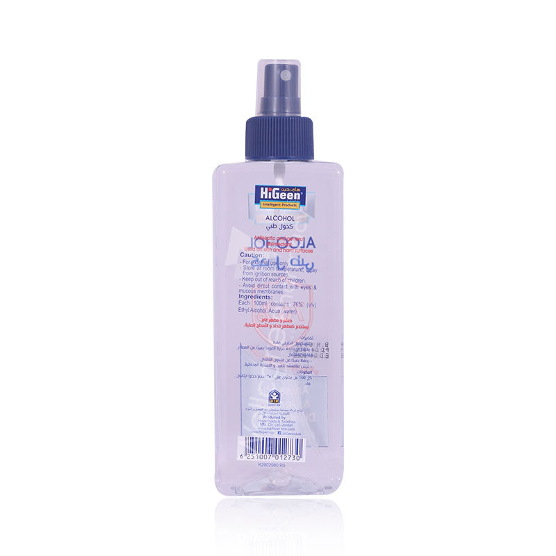 Higeen Alcohol 76% Spray 250Ml