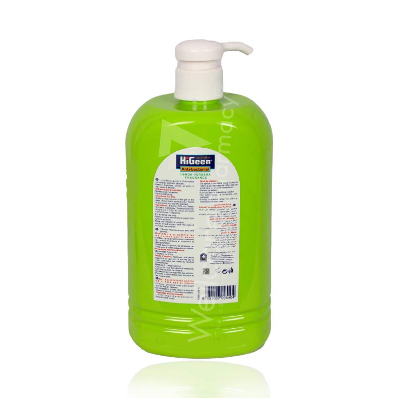 Higeen Hand Sanitizer Fresh Lemon 1000ml