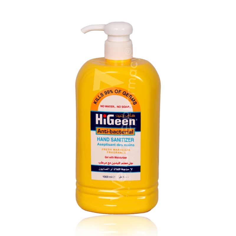 Higeen Hand Sanitizer Fresh Maracuja  1000Ml