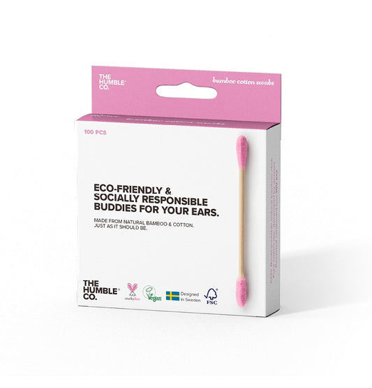 Humble Bamboo Cotton Swabs Purple 100'S
