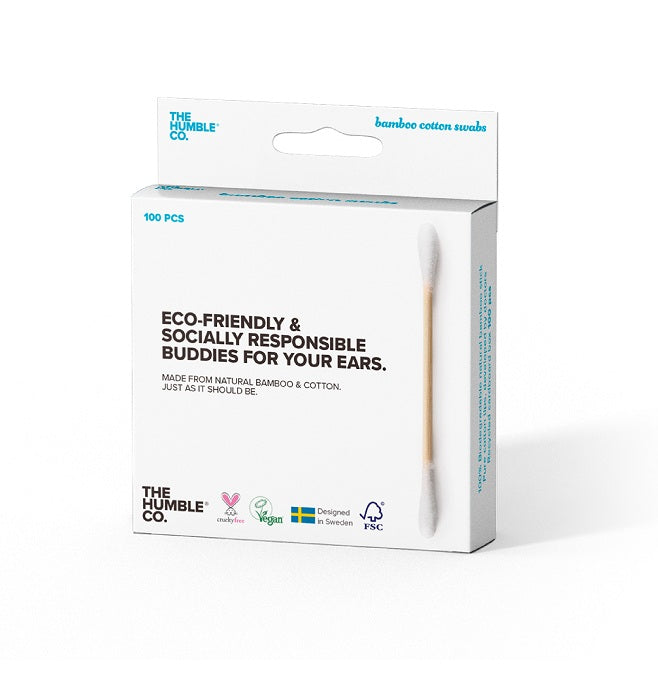 Humble Bamboo Cotton Swabs White100's
