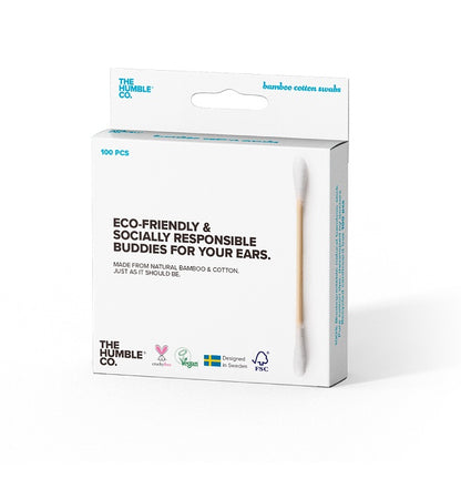 Humble Bamboo Cotton Swabs White100's